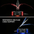 thumbnail image 4 of Enhance Pro Gaming Mouse Bungee Cable Holder with 4 Port USB Hub, 7 LED Modes, Black, 4 of 9