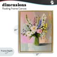 thumbnail image 4 of Stupell Industries Cottage Glass Vase with Spring Blooms Gold Floating Frame Canvas Art, 17 x 21, by The Prints Vibe, 4 of 8