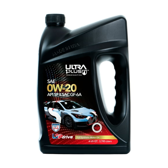 Ultra1Plus SAE 0W-20 100% Sintético Aceite Motor Gasolina API SP ILSAC GF-6A dexos1TM Gen 2 4.73L