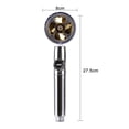 thumbnail image 4 of Cabezales de ducha de alta presión - Kit de cabezal de ducha portátil con ventilador turbocargado (C) Likrtyny Libre de BPA, 4 of 5