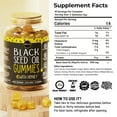 thumbnail image 7 of MAJU's Black Seed Oil Gummies with Honey, 90 Count - 500mg BSO Gummy, Black Cumin Seed Nigella Sativa Oil, Cold-Pressed, Potent Formula, High Thymoquinone, 7 of 7