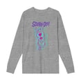thumbnail image 5 of Scooby-Doo 3D Line Art Adult Heather Gray Crew Neck Long Sleeve Tee-XXL, 5 of 7