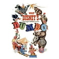 thumbnail image 2 of Junior's Dumbo Classic Theatrical Poster Graphic Tee White 2X Large, 2 of 3