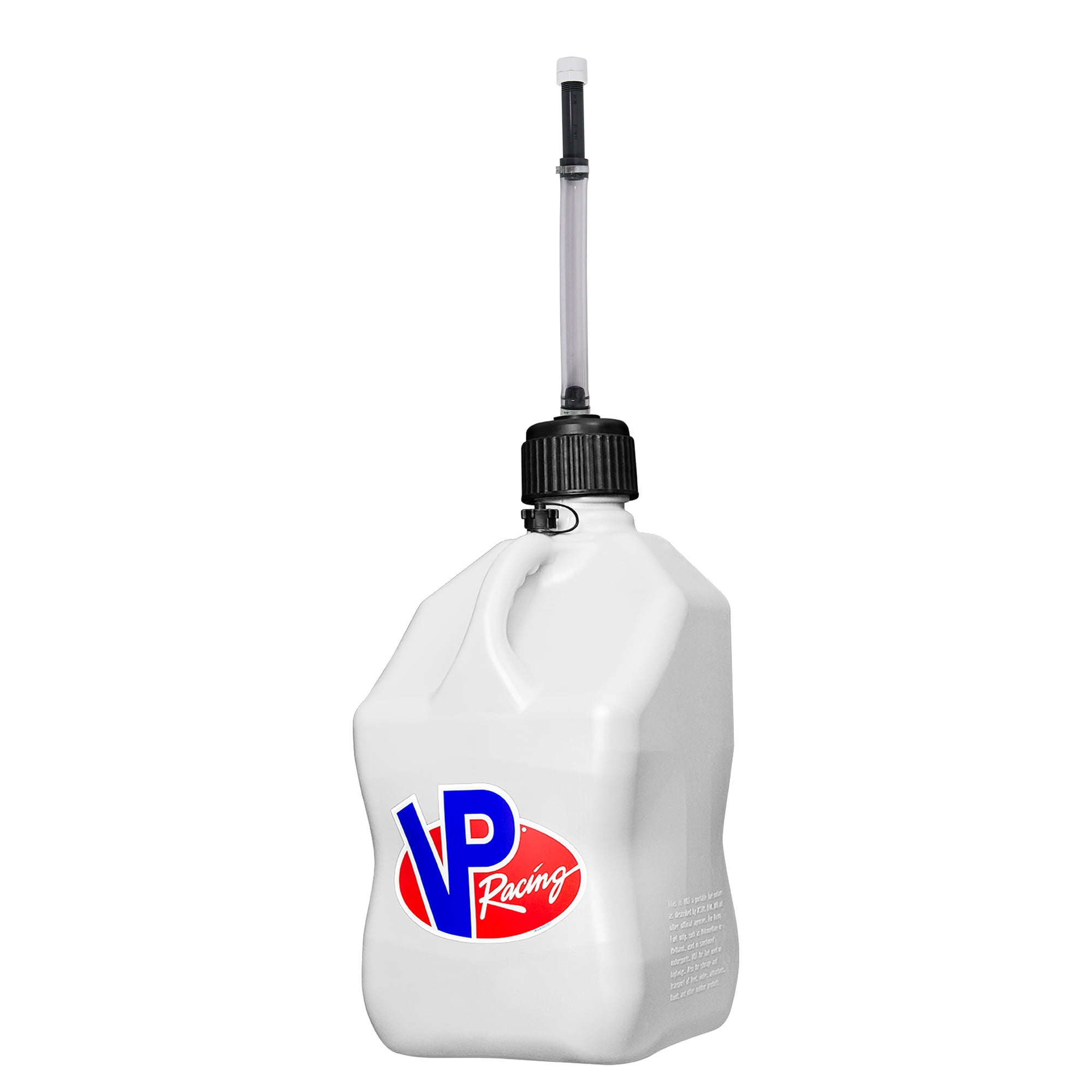 VP Racing 5.5 Gal Motorsport Racing Liquid Utility Jug with Handle, White