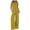 Yellow-1, variant on Wijhcboe 2025 Women Ladies 2 Piece Bib Overalls Women insulated Retro Plus Size Cotton Wool Business Suit Women and Shirt Suit High Plaid Dress Suit for Women Waist Slacks Suit Top Pants Long Sleeve