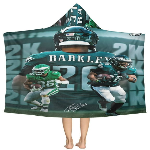 Saquon Barkley beach Cape Towel.Children's version 23.6x23.6in(60x60cm)