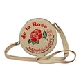 thumbnail image 1 of Bolsa en forma de MAZAPAN, Diseño de Dulce Tipico Mexicano, Forma Redonda, Moda Kawaii, Bandolera para Mujer, Cross Body, Correa Ajustable, Color Beige, Novedoso y Encantador (Bolsa para Mujer)., 1 of 5