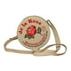 thumbnail image 1 of Bolsa en forma de MAZAPAN, Diseño de Dulce Tipico Mexicano, Forma Redonda, Moda Kawaii, Bandolera para Mujer, Cross Body, Correa Ajustable, Color Beige, Novedoso y Encantador (Bolsa para Mujer)., 1 of 5