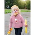 thumbnail image 2 of Cool Cat On Skateboard Hoodie Toddler -Image by Shutterstock,  4 Toddler, 2 of 4