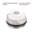 thumbnail image 4 of REGALWOVEN 3/4" BSP Male Thread Manual Radiator Air Vent Plug Valves, 2 Pack Nickel Plated Brass, 4 of 6