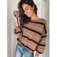 thumbnail image 4 of Sociala Long Sleeve Shirts for Lady Knitted Casual Pullover Sweater, 4 of 5