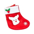 thumbnail image 2 of Xihbxyly Medias Navideñas con Diseños de Papá Noel y Muñeco de Nieve, Tela Suave, Perfectas para Rellenar Dulces y Regalos, Decoración Navideña Multiusos, para Colgar En La Chimenea o El Árbol, 1 Jue, 2 of 3