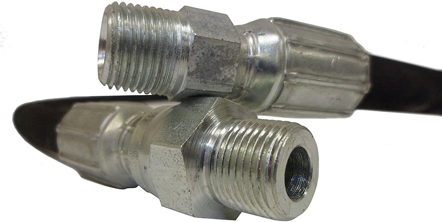 Ultimate Washer UW16-SEE49A Pressure Washer Jumper Connection Hose, 4FT Pressure Hose, 3/8-Inch Male Pipe Thread, 4000 PSI Rated (4 Feet)