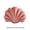 Pink, variant on Seashell Throw Pillow Soft Velvet Cushion, Shell Shape Decorative Accent Pillow for Sofa, Bed, Living Room, Coastal Home Decor, Plush Cotton Filled Cushion
