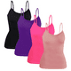 thumbnail image 1 of SET DE 4 BLUSAS DE MUJER DE USO INTERIOR O EXTERIOR SURTIDO EN COLOR CON TIRANTES UNITALLA, 1 of 5