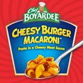 thumbnail image 3 of Chef Boyardee Cheesy Burger Macaroni in Cheesy Meat Sauce, Ready-to-Eat Meal, 15 oz. Can, 3 of 9