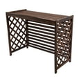thumbnail image 5 of Air Conditioner Privacy Screen, Wood Color Air Conditioner Fence Screen,Rustic Air Conditioner Screen, 5 of 18