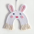 thumbnail image 3 of Iris Colgante de Pared Macramé Tejido Iris Colgante de Pared Tejido A Mano Iris Fawn/León Iris Arte de la Pared Decoración de la Pared,C, 3 of 5