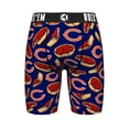 thumbnail image 3 of Men's Rock Em Socks  Navy Chicago Bears Deep Dish Pizza Boxer Briefs, 3 of 4