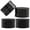 4 pcs Noir, variante sur STARTIST Base d'Isolation Support Pieds de Haut-Parleur Pare-Chocs Alliage d'Aluminium pour Haut-Parleur Audio 4 Pcs