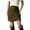 #20Army Green, variant on Womens Faux Suede Mini Skirt High Waisted