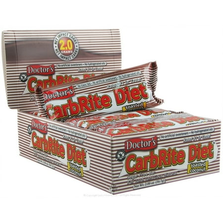 - Universal Nutrition, Doctor's CarbRite Diet Bar, Sugar-Free, Toasted Coconut, 12 Bars, 2.00 oz (56.7 g) Each(pack of 1)