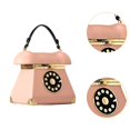 thumbnail image 6 of EHJRE Dial Telephone Crossbody Bag Shoulder Bag Phone Bag Retro Trendy Purse Pink, 6 of 9