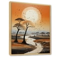 thumbnail image 2 of Designart "Surreal Baobab Dreamscape III" Tree Baobab Floater Framed Wall Art Living Room, 2 of 5