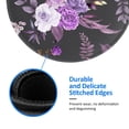 thumbnail image 5 of ZNDUO 2 Pack Round Mouse Pad Vintage Purple Watercolor Flower 7.9" Small Non-Slip Rubber Gaming Mousepad Desk Mat for Home Office, 5 of 7