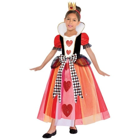 Queen of Hearts Kids Costume - Medium