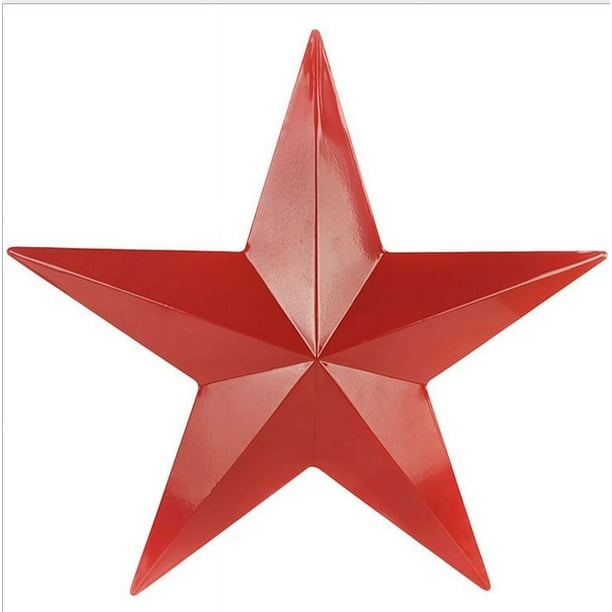 BRIGHTFUFU Estrella de metal, decoración montada en la pared, estrella, arte decorativo, escultura, decoración colgante