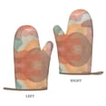 thumbnail image 6 of XMXT Silicone Oven Mitts, Colorful Art Block Thickened Non-Slip Oven Gloves, 2 Pcs, 6 of 9