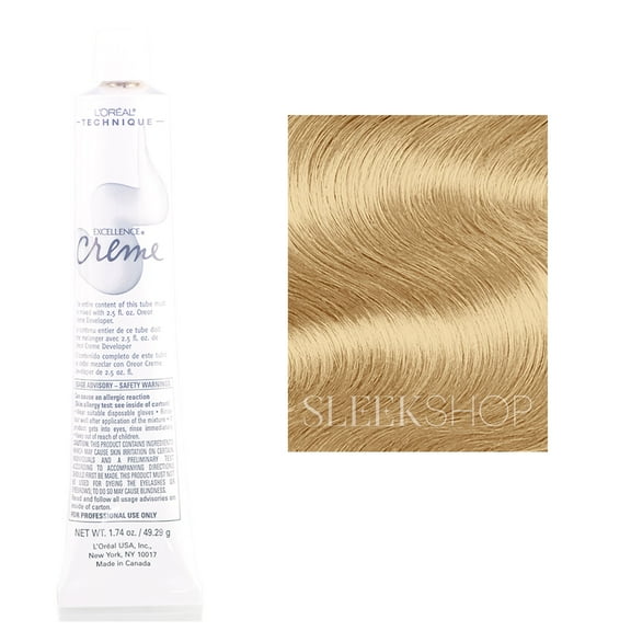 [ 6 PACK ] L'OREAL - EXCELLENCE CREAM PERMANENT HAIR COLOR [ LIGHT BLONDE #9 ] 1.74 Oz. * BEAUTY TALK LA *