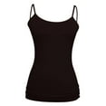 thumbnail image 1 of Camisole à Fines Bretelles pour Femmes - Marron, 1 of 1