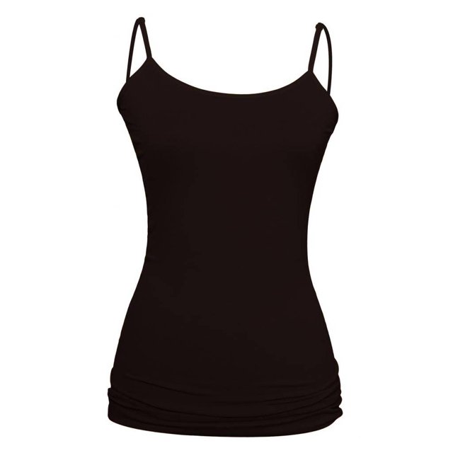 Camisole à Fines Bretelles pour Femmes - Marron