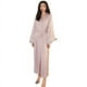 thumbnail image 5 of Pijama de seda de hielo para mujer, camisón de satén de manga larga con plumas y pantalones con tirantes, traje de casa 2658 2659, 5 of 6