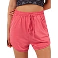 thumbnail image 1 of Sylvamorning Women Letter Print Sport Irregular Hem Drawstring Short Pants, 1 of 6