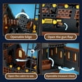 thumbnail image 3 of HI-REEKE Ship Building Block Set Pirate Ship Building Brick Kit Plastic Toy Gift for Kid Adult Blac, 3 of 5