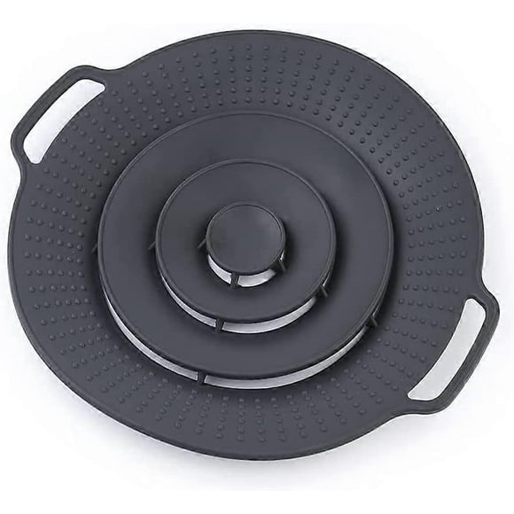 Pot Lids Spill Stopper Lids - Thicken Silicone Spill Stopper, FDA Food Grade Stopper Lid Lids for Pots and Pans, BPA-Free Instant Pot Lids, Fits Openi