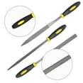 thumbnail image 5 of Mini Needle File Set, Wood Rasp with Soft Rubberized Handle, Hardened Alloy Strength Steel Needle File for Wood, Plastic and Other Soft Stuffs Carving（6Pcs）, 5 of 7