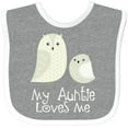 thumbnail image 3 of Inktastic My Auntie Loves Me Owl Boys or Girls Baby Bib, 3 of 4