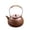Coffee, variant on 6.1*5.7" Xishi Teapot – 7oz/210cc Chinese Gongfu Cha Purple Clay Ceramic Pot, Zisha Mud Kungfu Kettle with Built-in Filter for Loose Tea Brewing