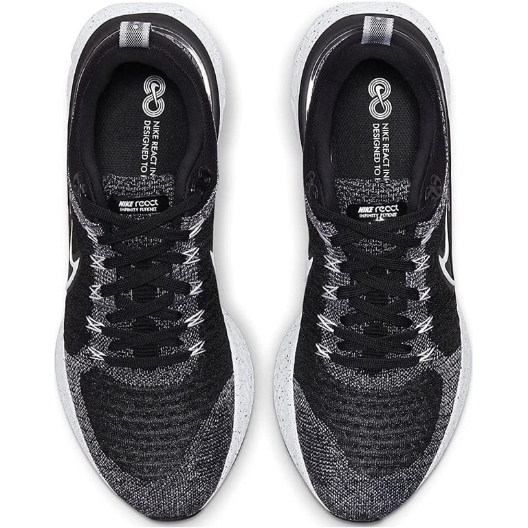 Nike React Infinity Run Flyknit 2 CT2357-101 White Black Size 10.5 Nike React Infinity Run Flyknit 2 CT2357-101 White Black  main image 2