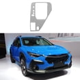 thumbnail image 1 of Unique Bargains ABS Gear Shift Knob Button Cover for Subaru Crosstrek 2024 Console Gear Panel Control Decal Trim Sticker Interior Accessories Silver Tone, 1 of 6