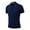 Navy, variant on Adult Mens Polos Shirt Short Sleeve Button Tee Shirts Lightweight Yellow Men T Shirts