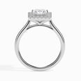 thumbnail image 3 of Kiva Jewel Women's 1.77 Ct Lab Created Diamond Wedding Ring - Princess Cut in 14K White Gold Over Prong Setting - Perfect for Engagement, Anniversary, or Birthday Gifts - Classy and Elegant, 3 of 6