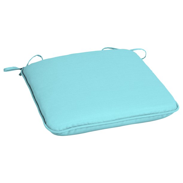 Better Homes & Gardens Teal 19 x 18 in. Outdoor Universal Seat Pad ...