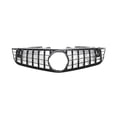 thumbnail image 1 of Car Front Hood Grille Racing Grill For Mercedes-Benz SL-Class R230 SL500 SL550 SL600 2008-2012 Upgrade GT Style ABS Grills, 1 of 7