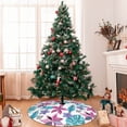 thumbnail image 7 of Rateoe Hawaiian Style Print Christmas Tree Skirt 30" for Xmas Holiday New Year Party Circle Tree Mat Ornaments Decoration, 7 of 7