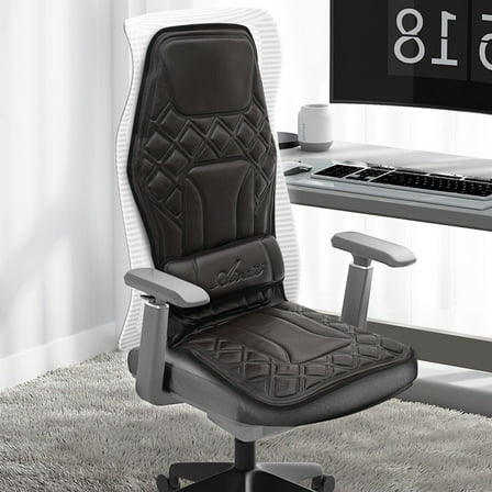 9 Gears Car Truck Massage Pad Massage Chair Pad Heat Seat Cover Cushion 120*50cm